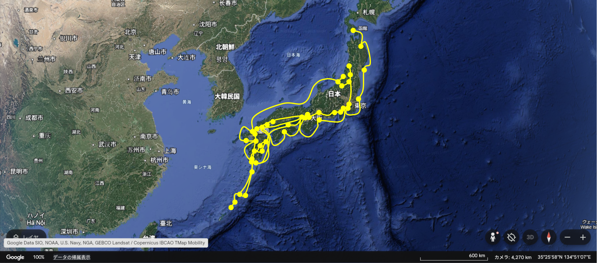 西郷隆盛の足跡
