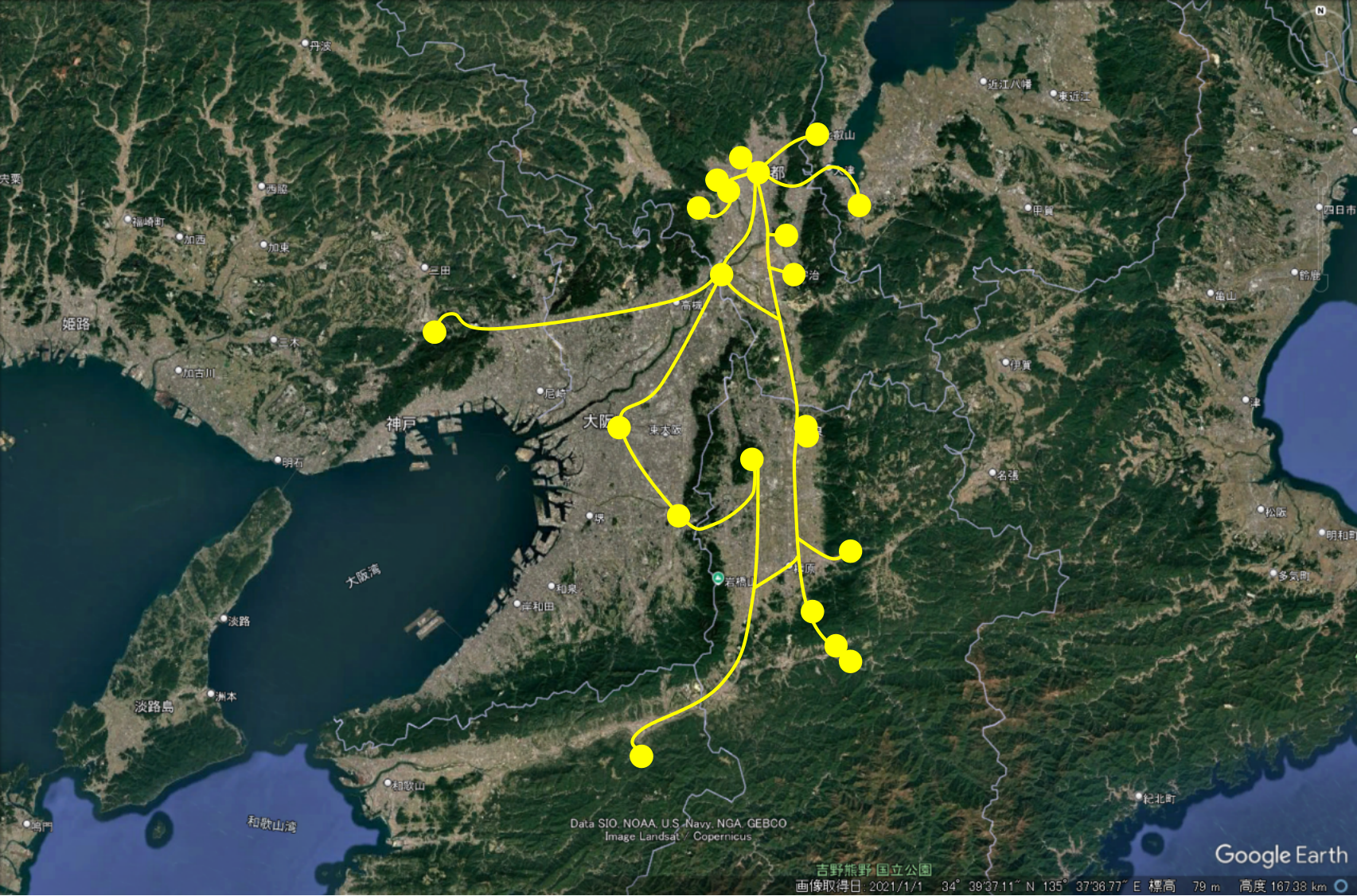 藤原道長の足跡