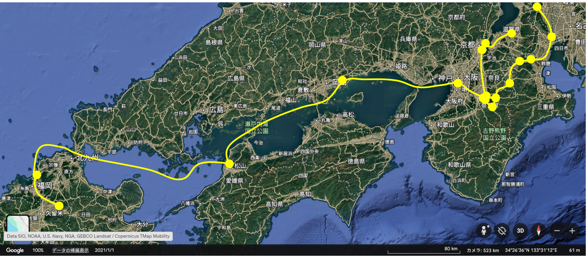 天武天皇の足跡