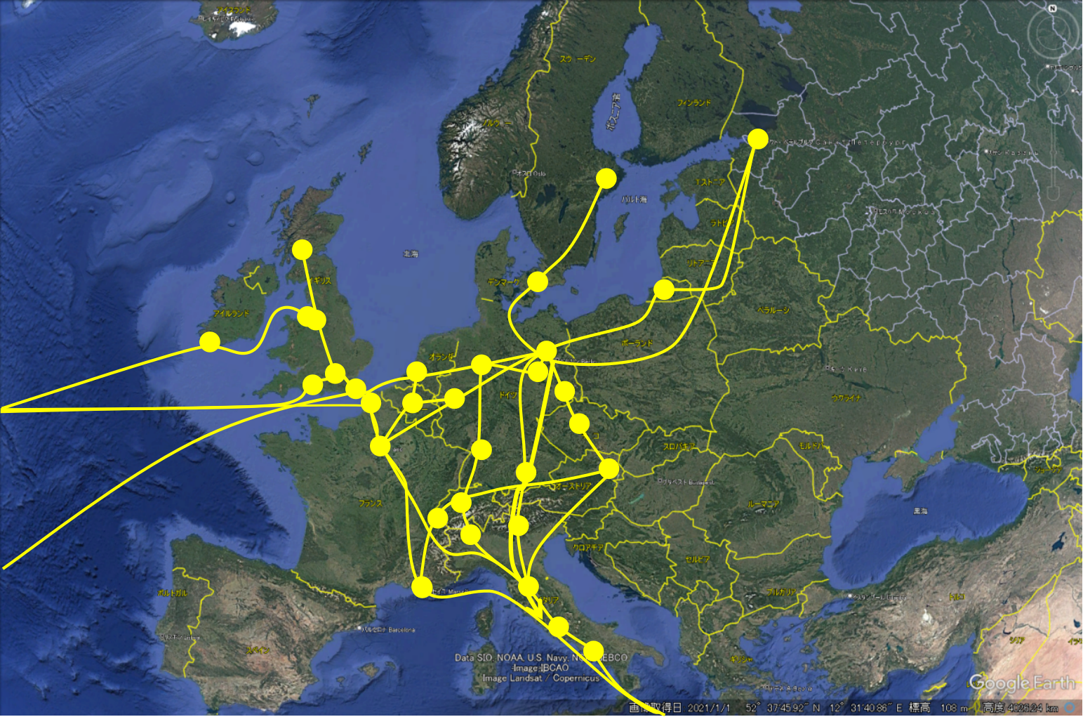 伊藤博文の足跡